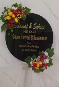 Papan Akrilik Ucapan Ulang Tahun Supiori